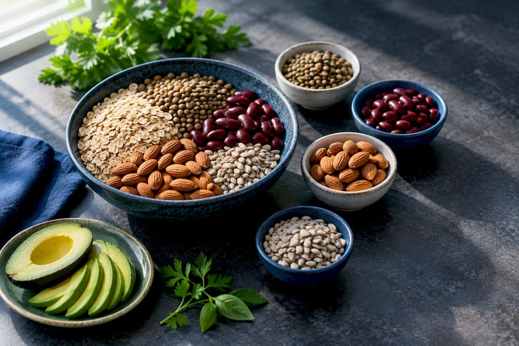 Plant foods associated with cholesterol-conscious eating
