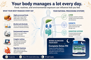 Longevity Complete Detox PM: Gentle whole body detox with support for liver, colon, lymph, kidney and deep relaxation. Best detox supplement.