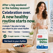 Longevity Complete Detox [BETA 21 Caps]: 7 Day Intensive Detox & Digestive Support