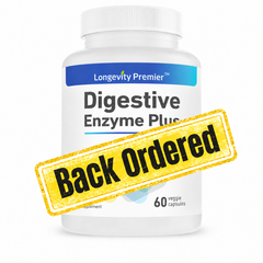 Longevity Digestive Enzyme Plus: Super enzymes & probiotics supplement for digestive and immune health.