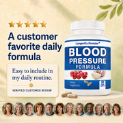 [3-Bottle Value Pack] Longevity Blood Pressure Formula (90 caps x 3 bottles)