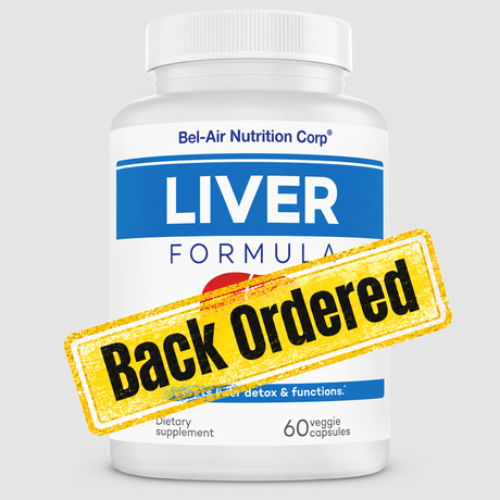 Liver Formula: Liver cleanse, detox and support supplement with milk thistle, dandelion, artichoke, beetroot, chanca piedra, chicory root and more natural herbs.