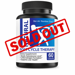 Bel-Air Natural PCT (post cycle therapy): Testosterone booster with estrogen blocker. Boost muscle growth. Supports liver performance with milk thistle