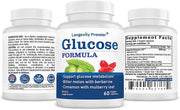 (Bonus Pack) Longevity Blood Pressure Formula 90 caps x 2 Bottles with 1 Bonus Bottle of Glucose Formula [60 caps]