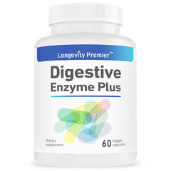 Longevity Digestive Enzyme Plus: Super enzymes & probiotics supplement for digestive and immune health.