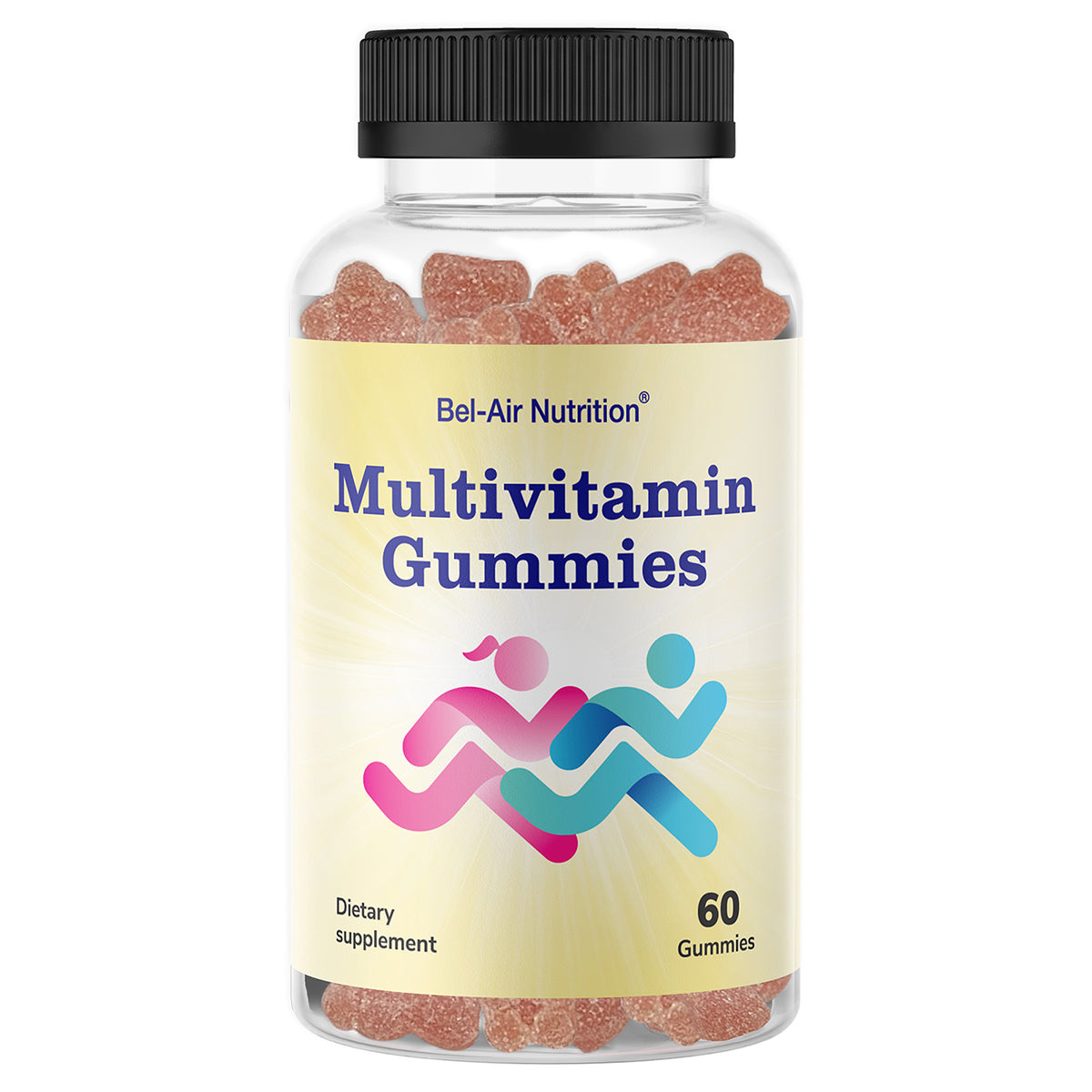 Multivitamin Gummies with Vitamins A, C, D, E, B6, Folate, B12, Biotin, Zinc & more
