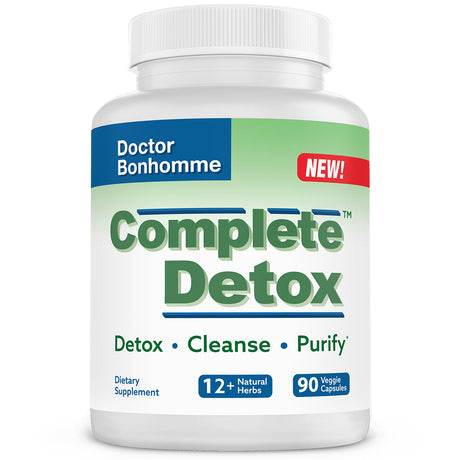 Longevity Complete Detox: Gentle whole body cleanse and detox supplement. Liver, kidney, and brain detox. Supports mental clarity.
