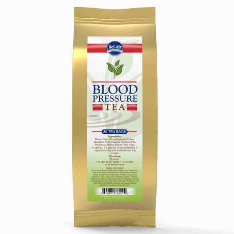 Longevity Blood Pressure Herbal Tea, teabags, 30 count package - Longevity Premier Nutraceuticals Inc